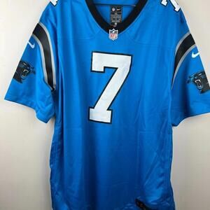 New Nike Carolina Panthers Clowney #7 Jersey Men’s 2XL Blue NFL Alternate